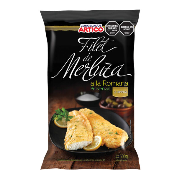 Filet de Merluza a la Romana con provenzal 500 g.