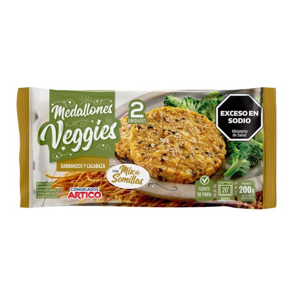 Medallones Veggie de Garbanzo y Calabaza 200g