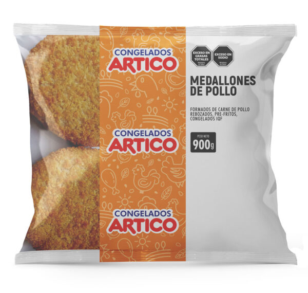 Medallón de pollo 900 g.